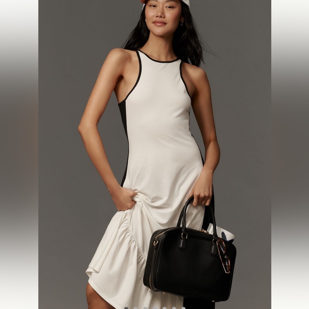 Daily Practice Colorblock Racer Midi Dress